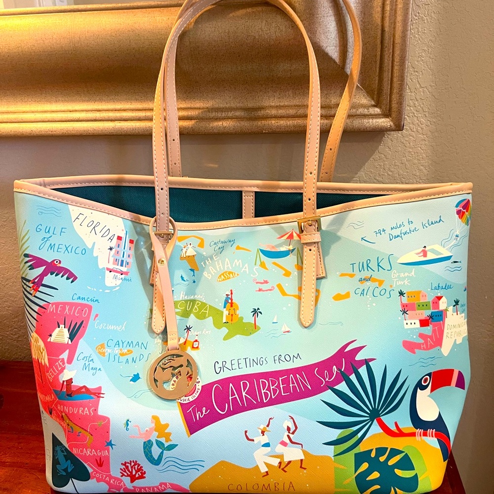 Spartina Caribbean Large Tote NWT
